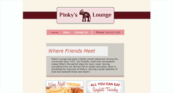 Desktop Screenshot of pinkyslounge.com